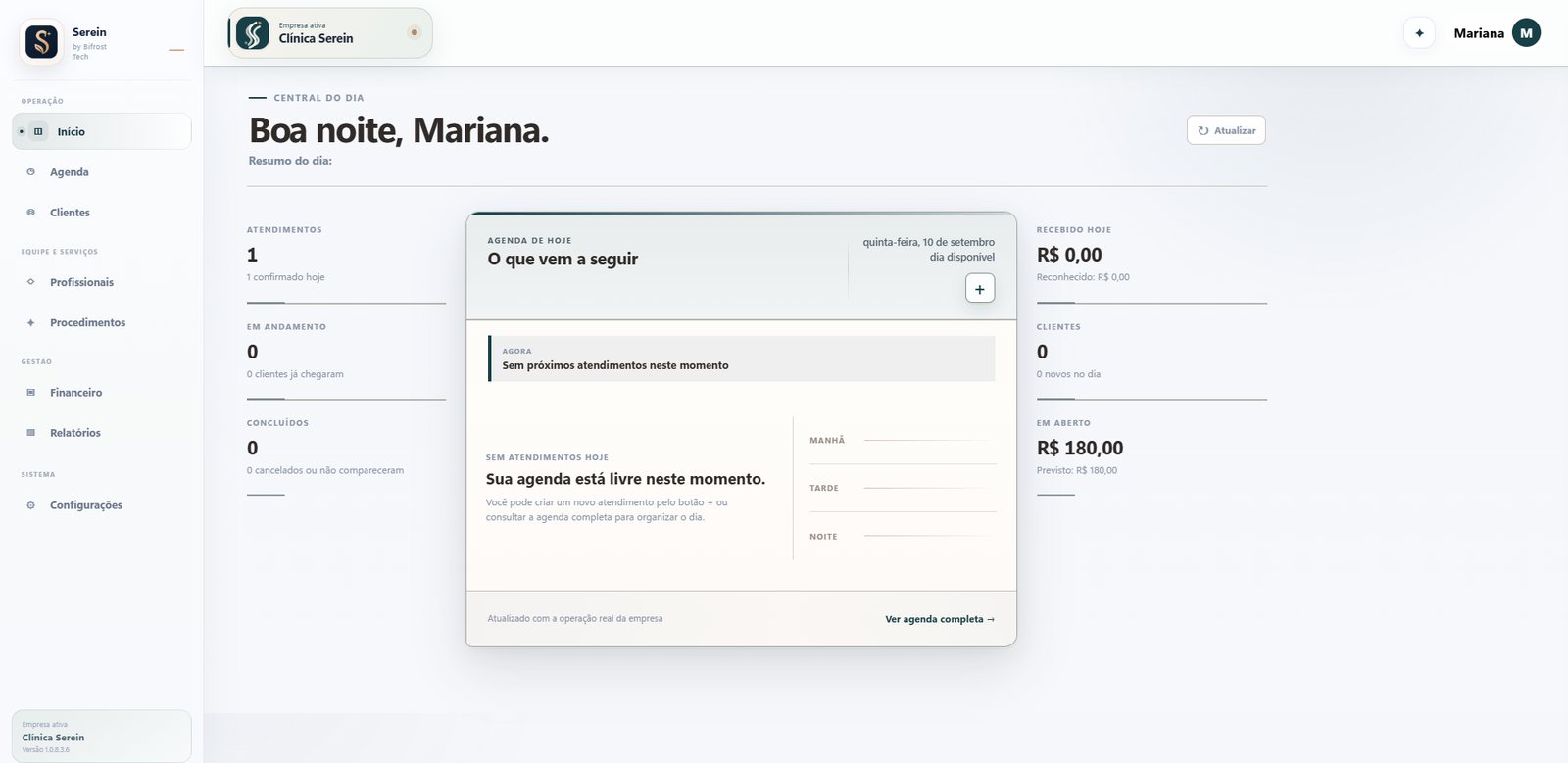 Visão geral do Serein